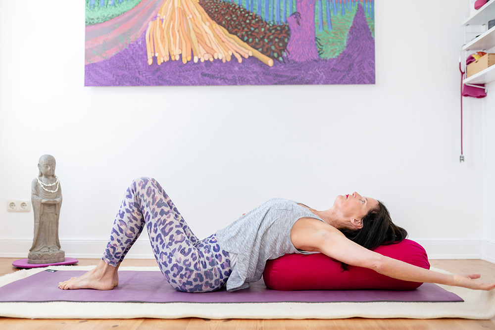 Yoga-Übung gegen Rückenschmerzen
